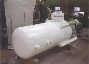 一圧、二圧、高圧ガス、ガス事業法認定工場プラント用各種製缶機器製作